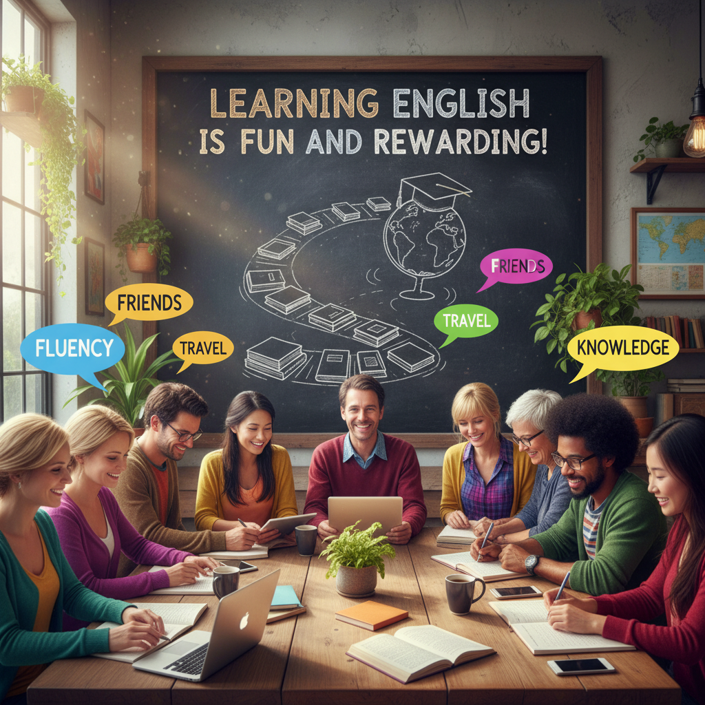 Learning English Is Fun and&nbsp;Rewarding!