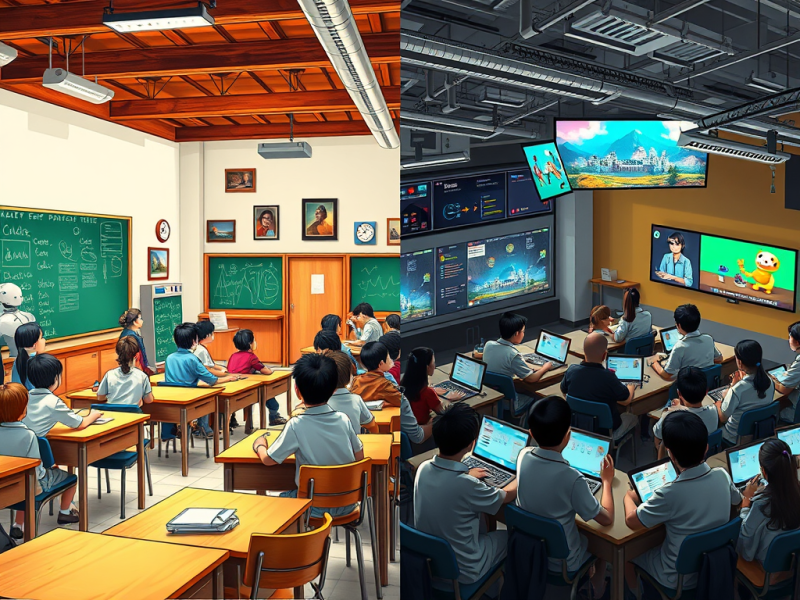 From Chalkboards to Chatbots: Education Then and&nbsp;Now