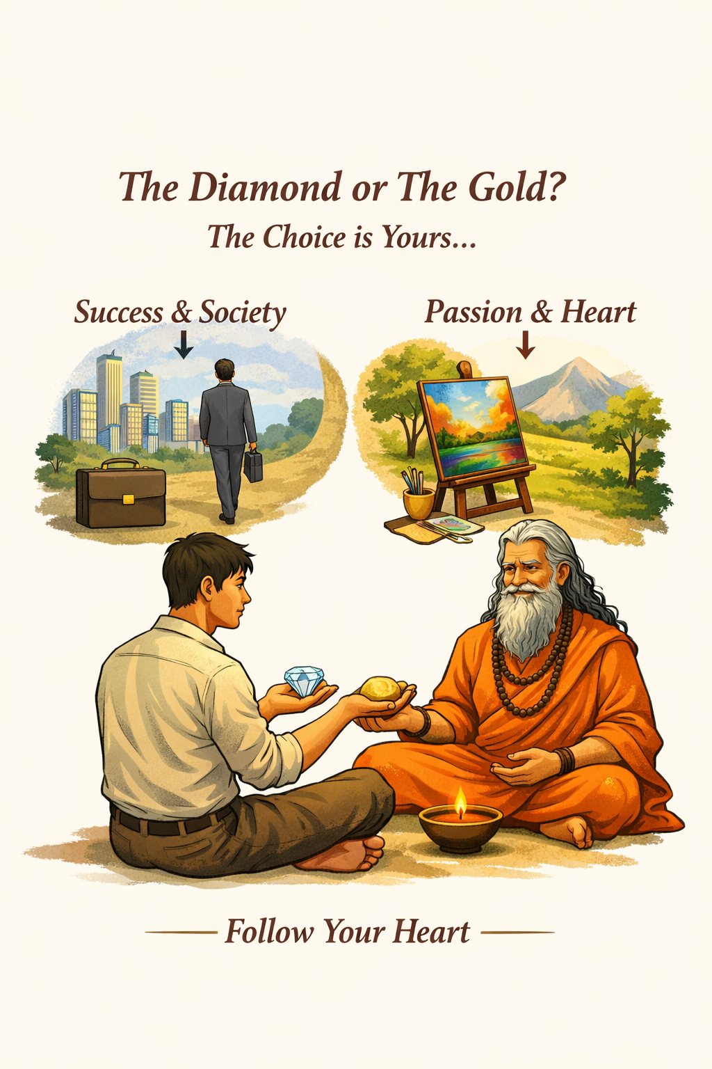 The Diamond, the Gold, and the Art of Choosing Your Own Path